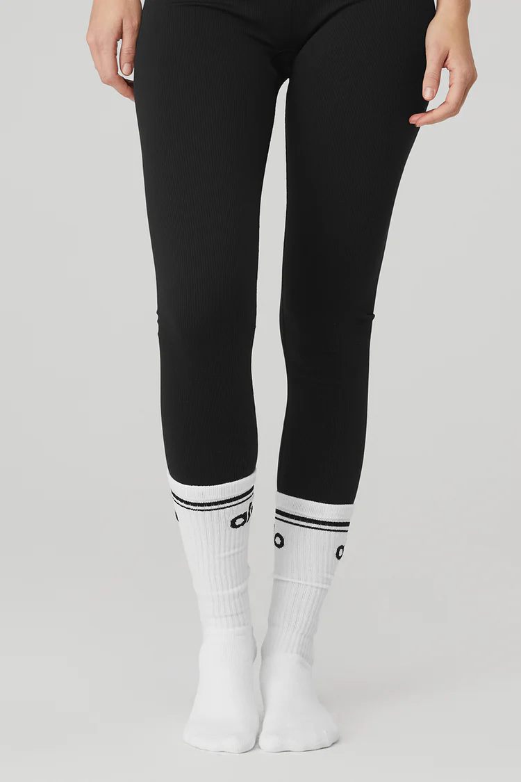 WOMEN'S THROWBACK BARRE SOCK