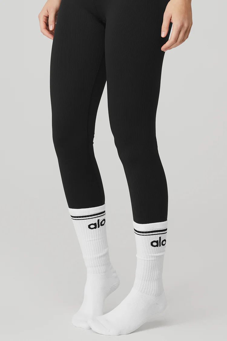 WOMEN'S THROWBACK BARRE SOCK