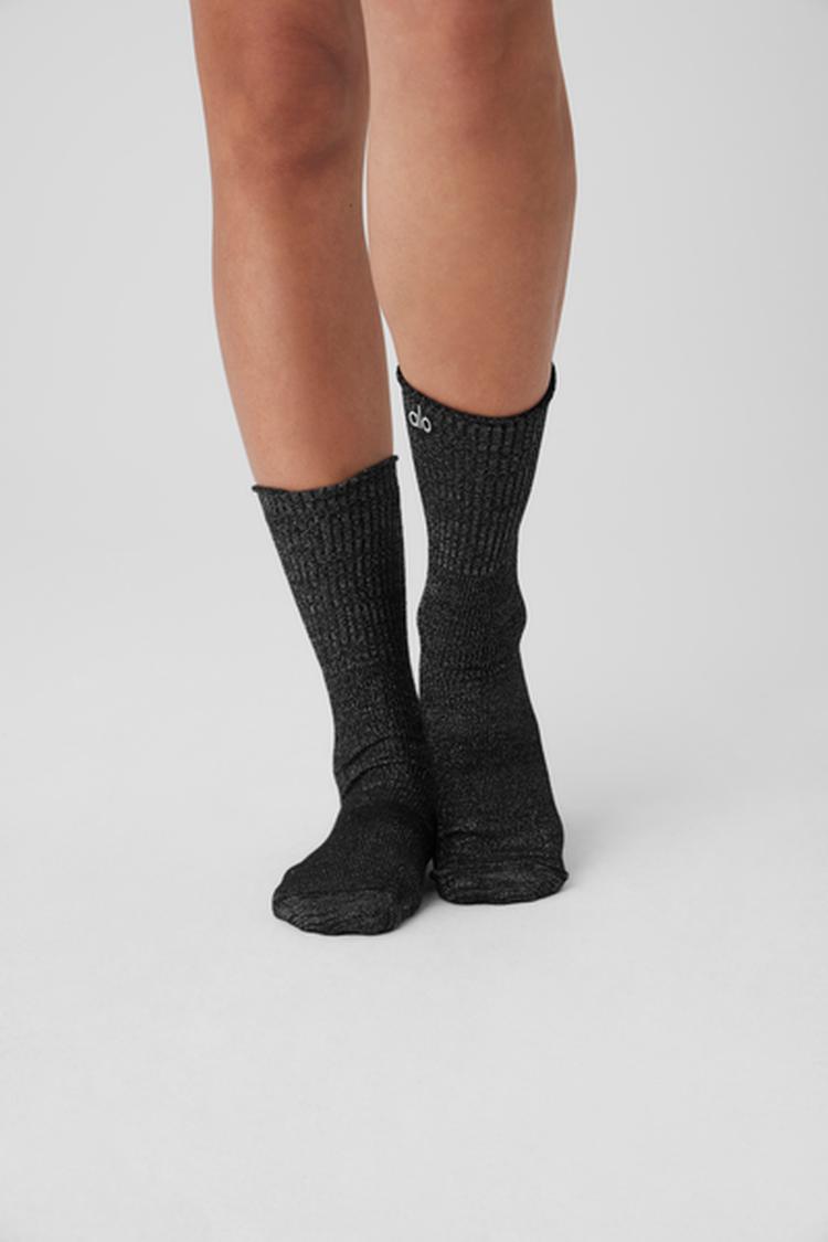 GLITZ AND GLAM GRIP SOCKS