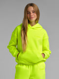 Neon Minimalist Kids Hoodie