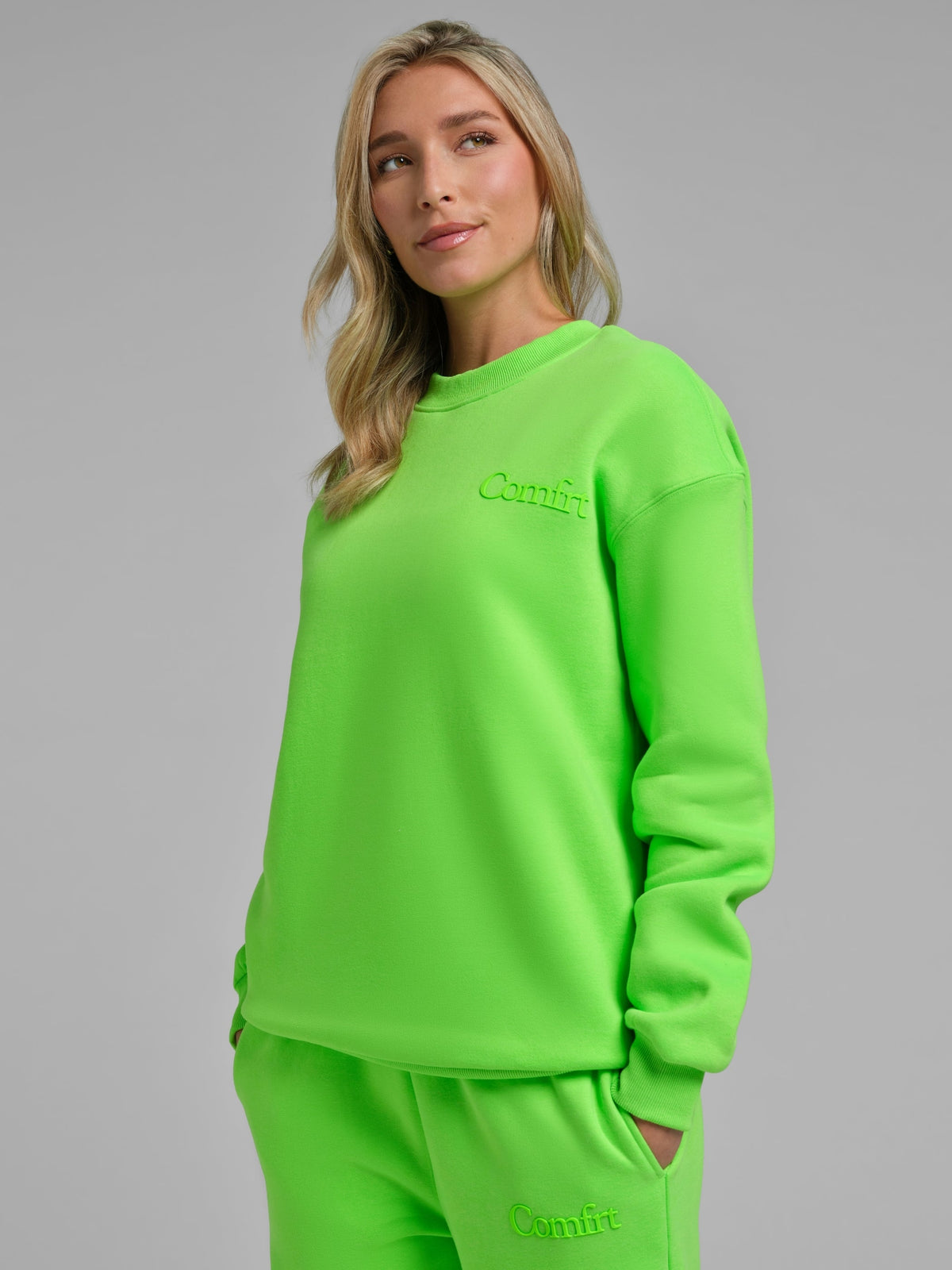 Neon Minimalist Crew