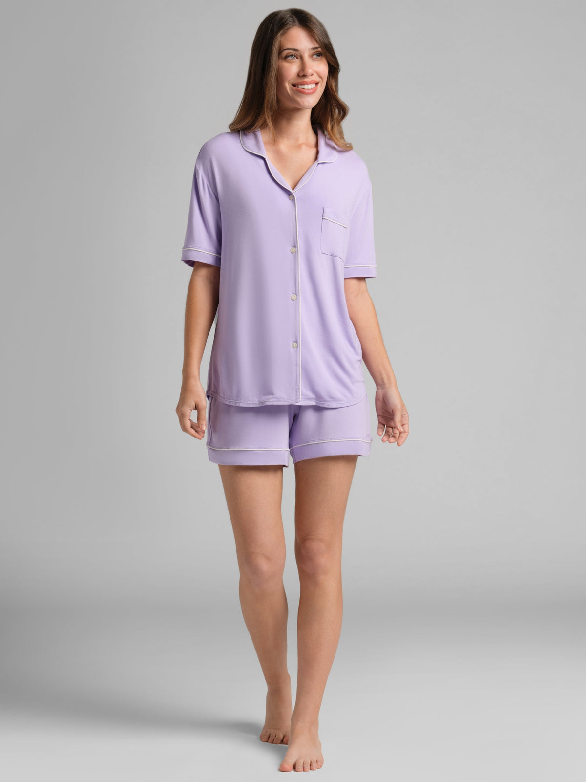 Luna Lounge Short Sleeve Short PJ Set - Pre Order