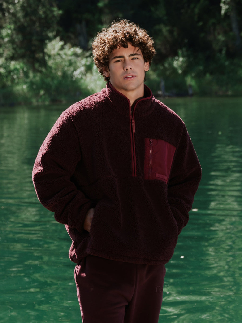 Teddy Half Zip Jacket