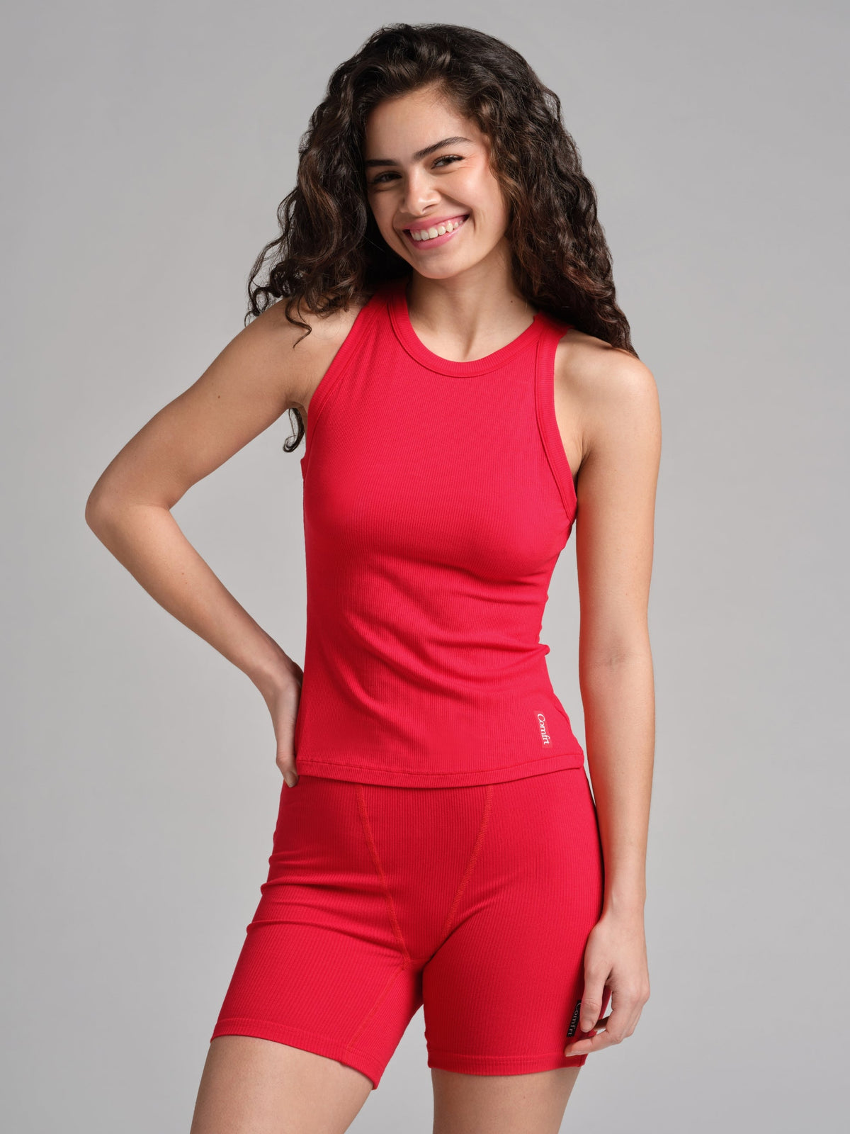 Rib Contour High Neck Tank - Pre Order