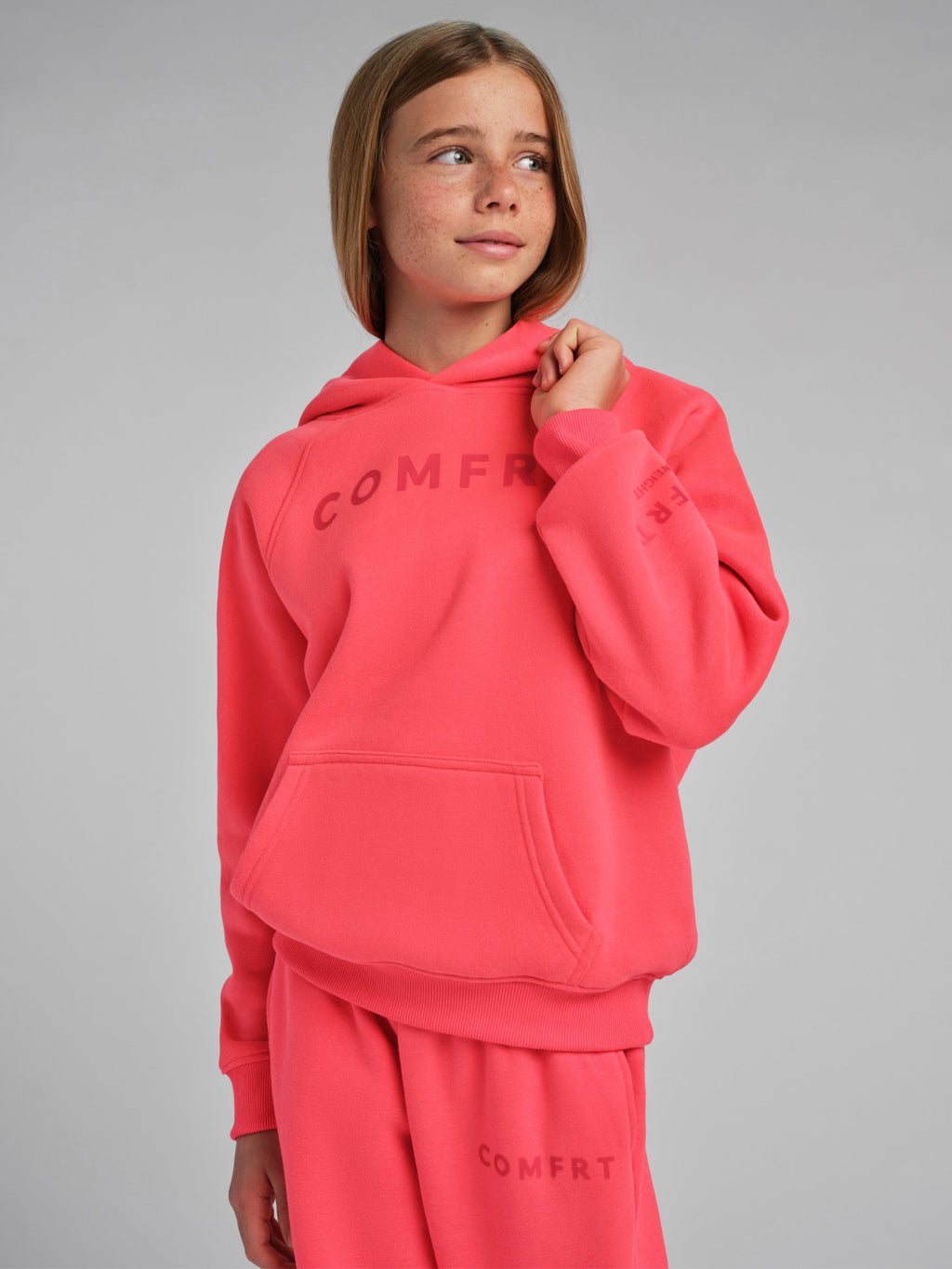 Neon Tranquil Kids Hoodie