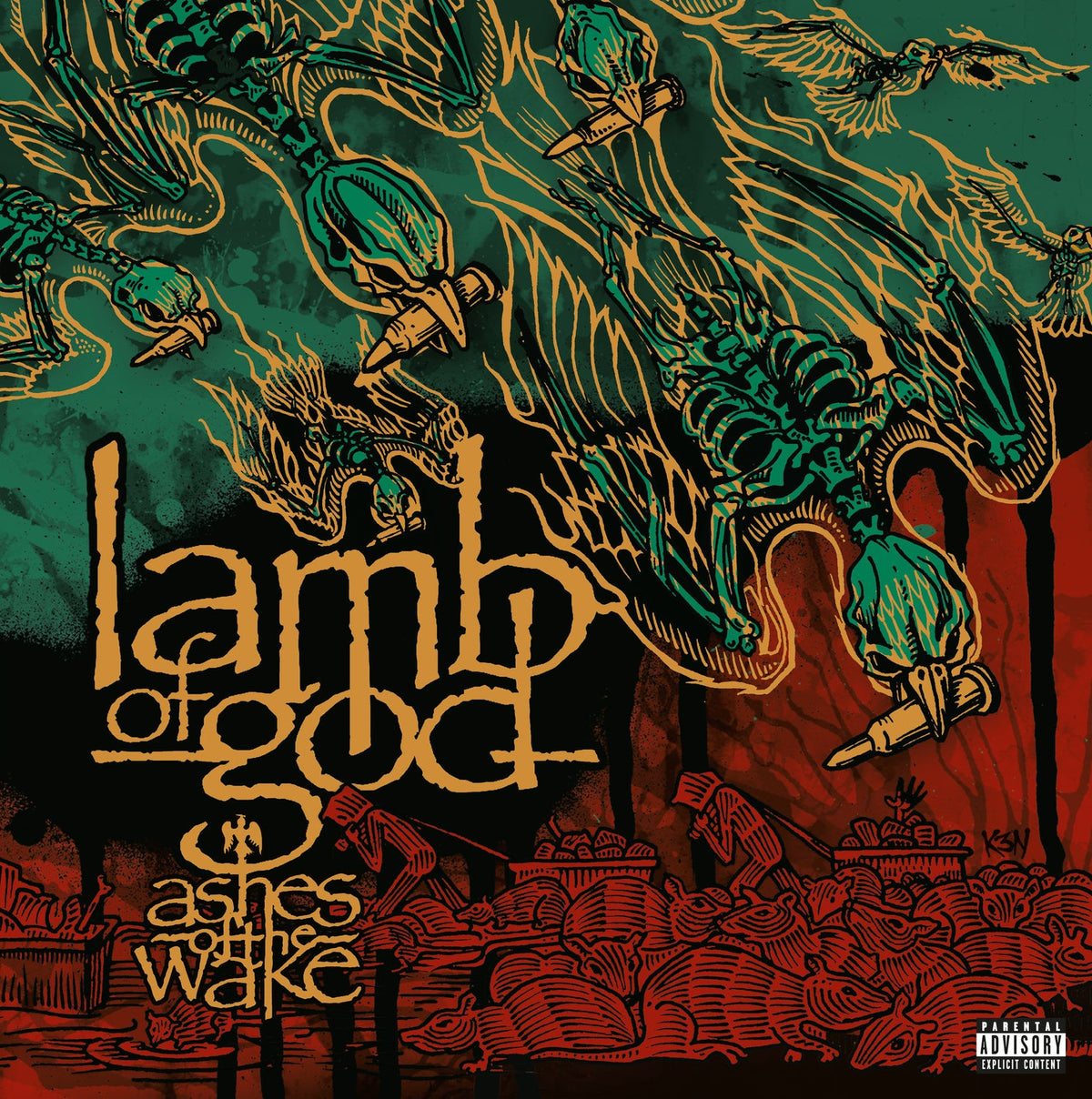 2LP - Lamb Of God - Ashes Of The Wake (20th)