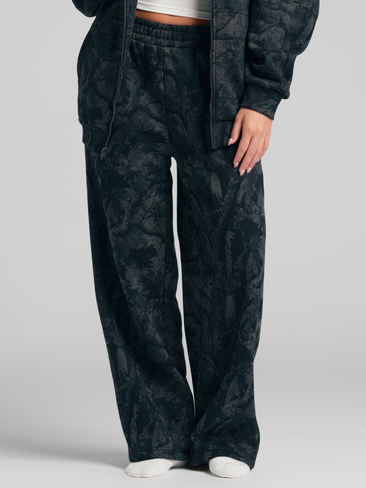 Camo Straight Leg Sweatpants