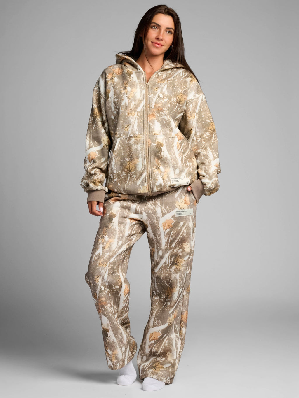 Camo Straight Leg Sweatpants