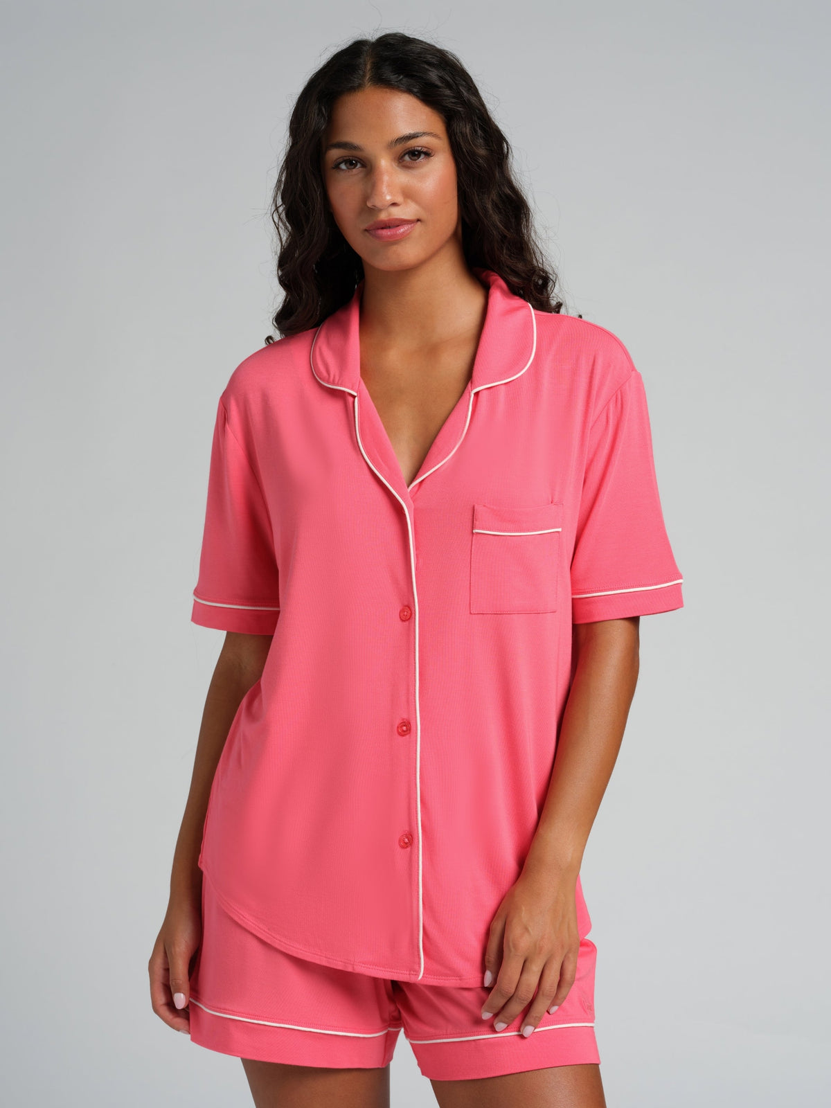 Luna Lounge Short Sleeve Short PJ Set