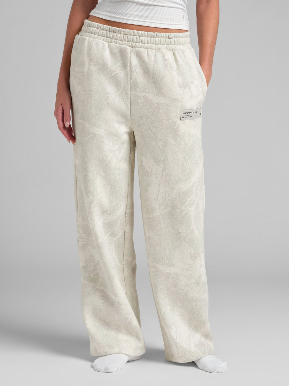 Camo Straight Leg Sweatpants