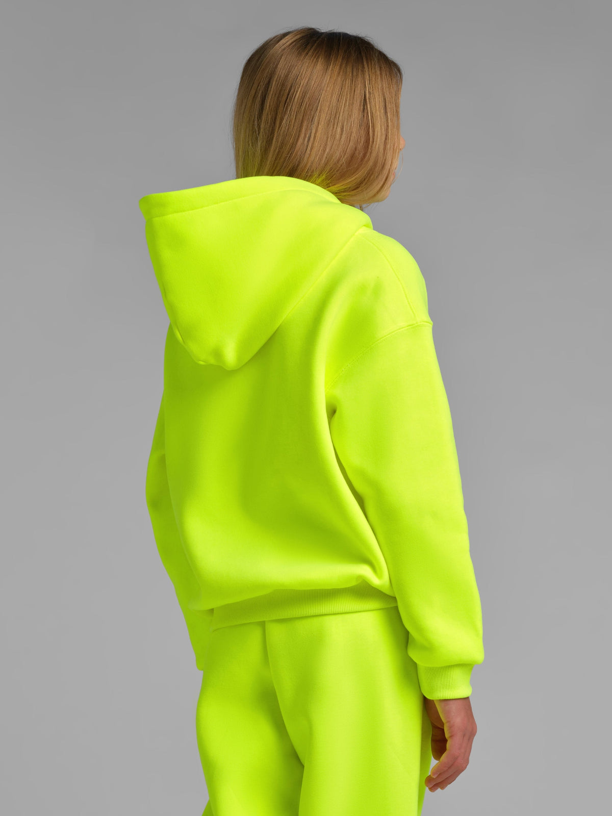 Neon Minimalist Kids Hoodie
