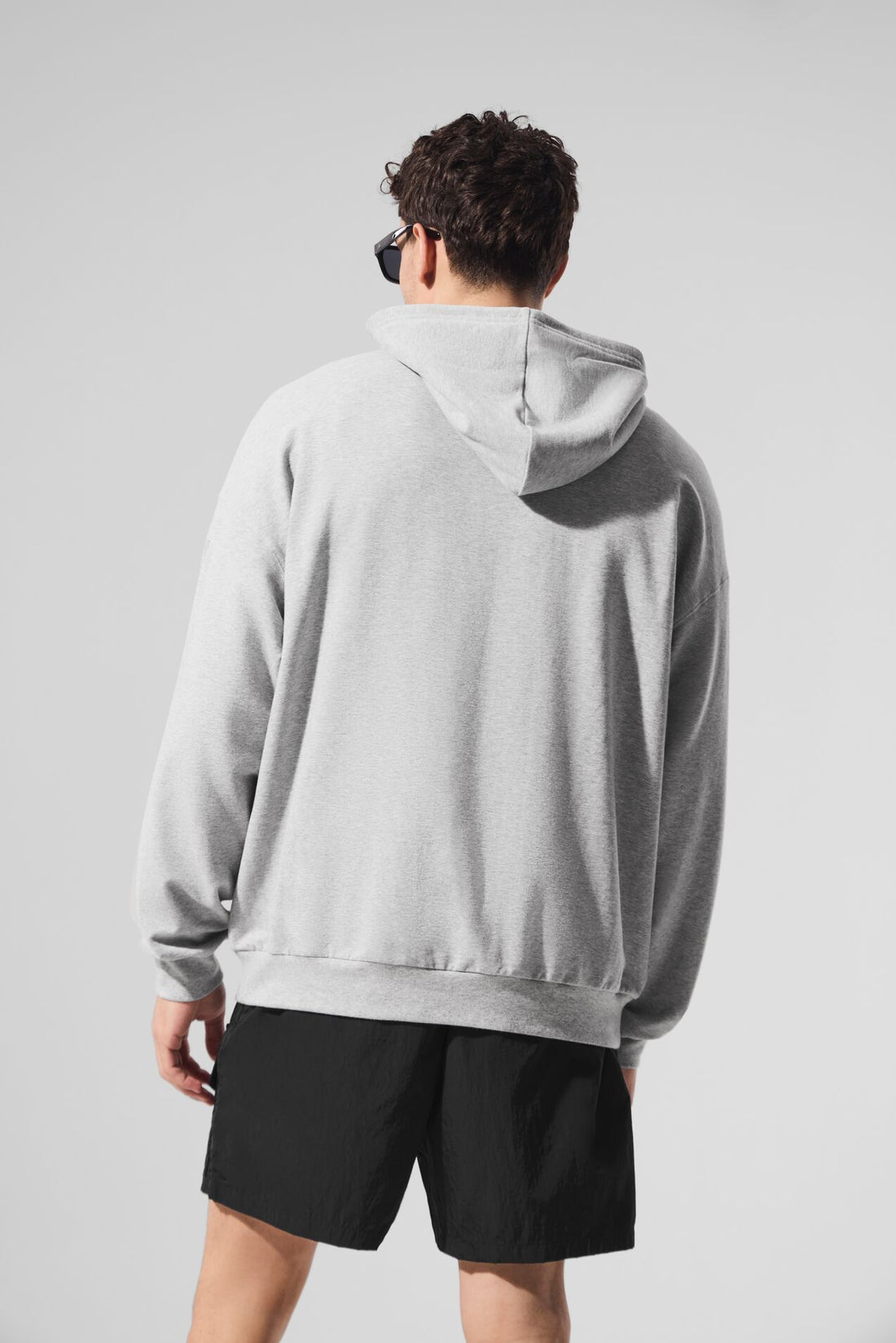 Sudadera con capucha Double Take - Gris jaspeado atlético