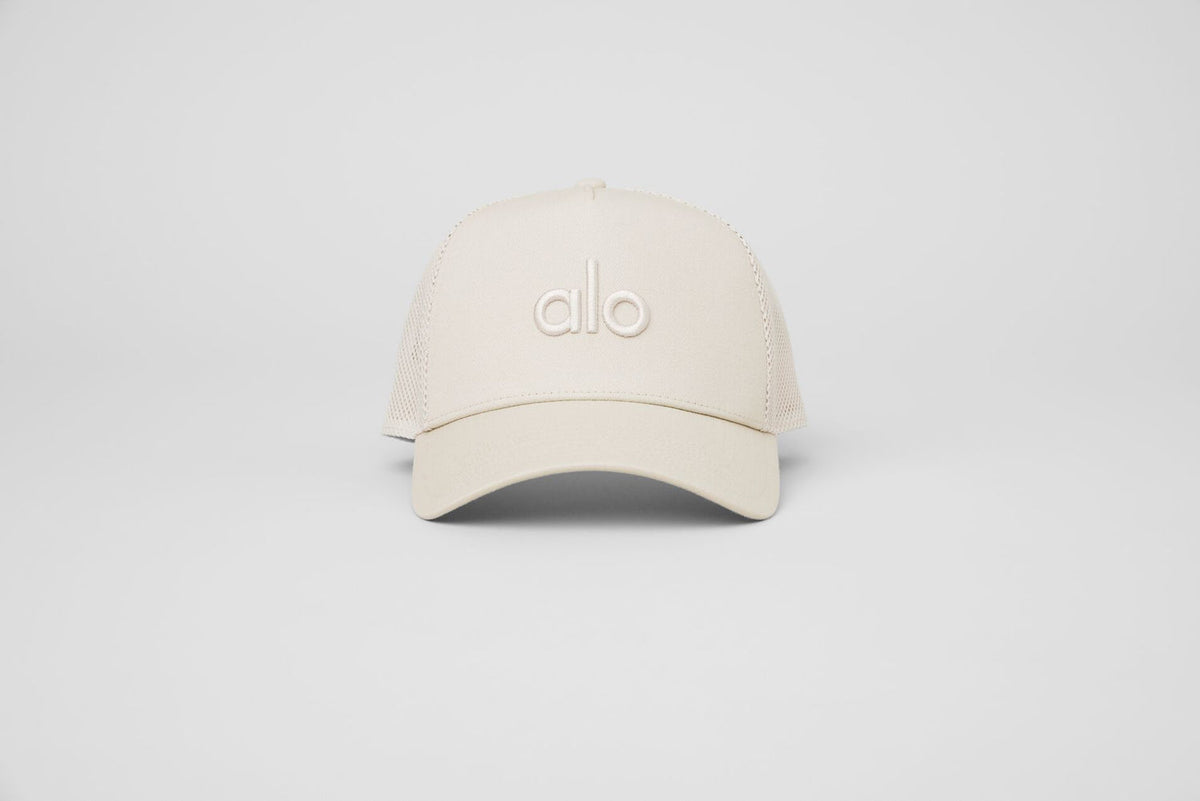 Gorra de camionero District - Hueso