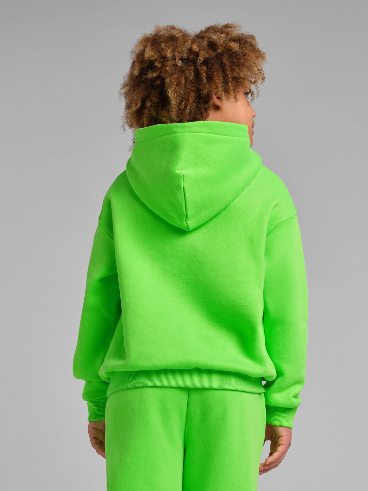 Neon Minimalist Kids Hoodie