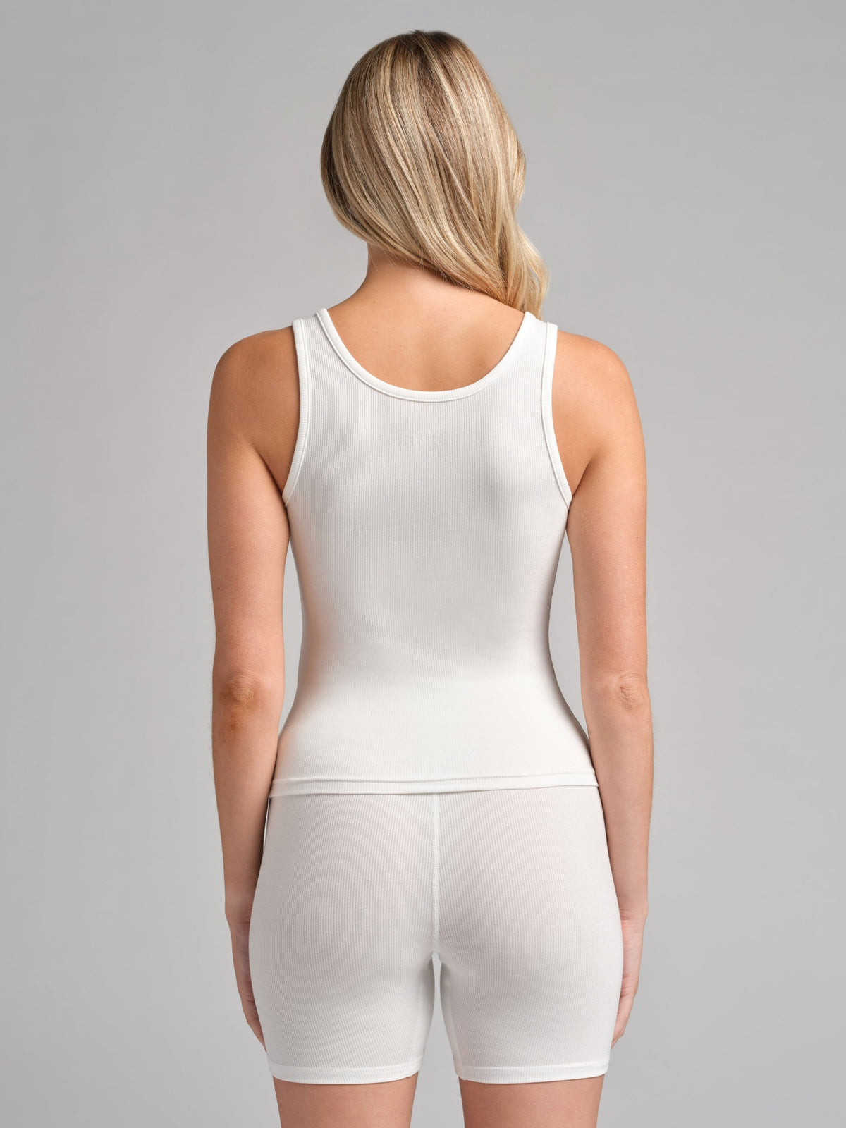 Rib Contour Waist Length Tank - Pre Order