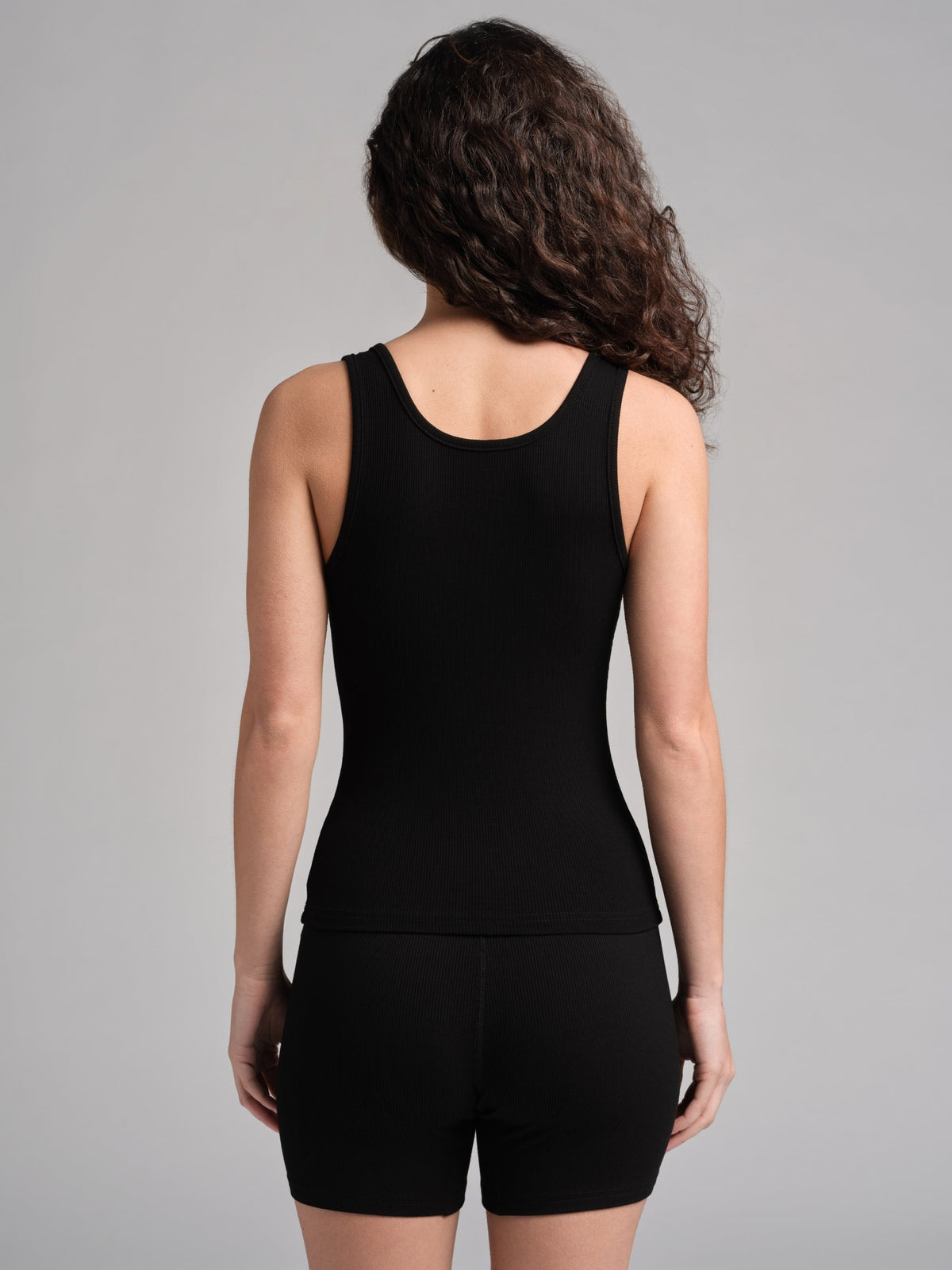 Rib Contour Waist Length Tank - Pre Order