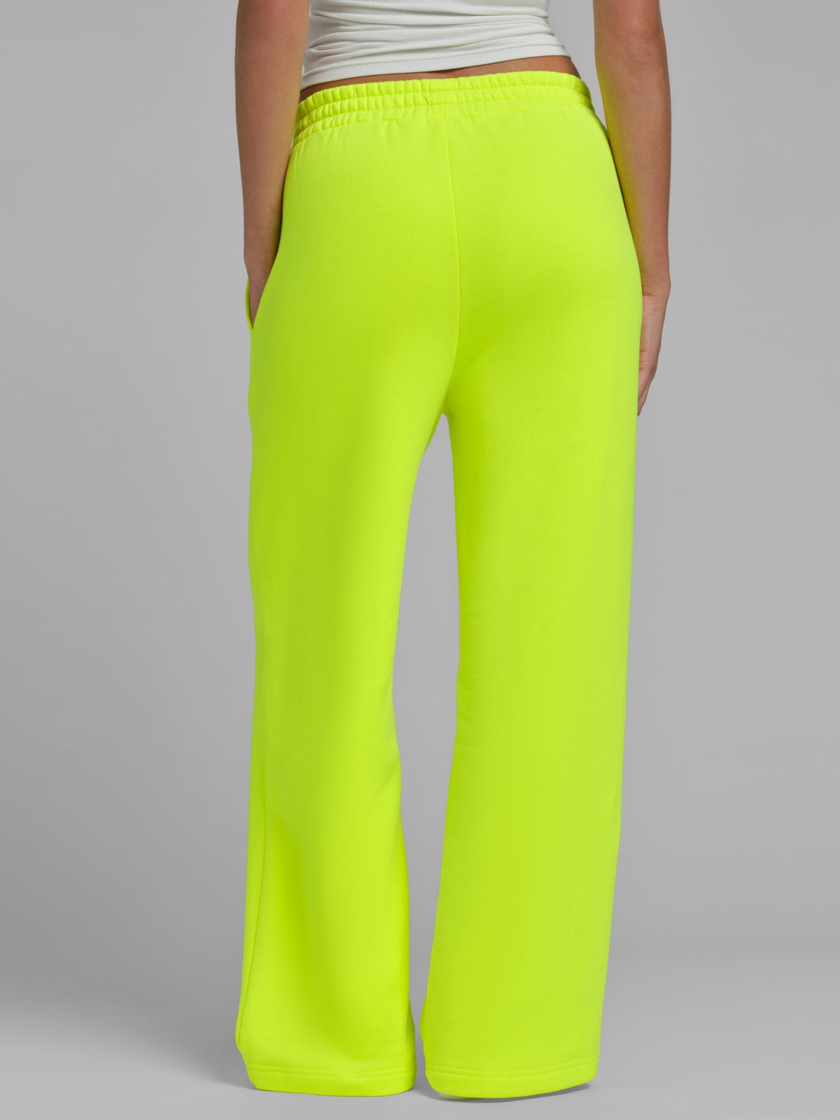 Neon Minimalist Straight Leg Sweatpants