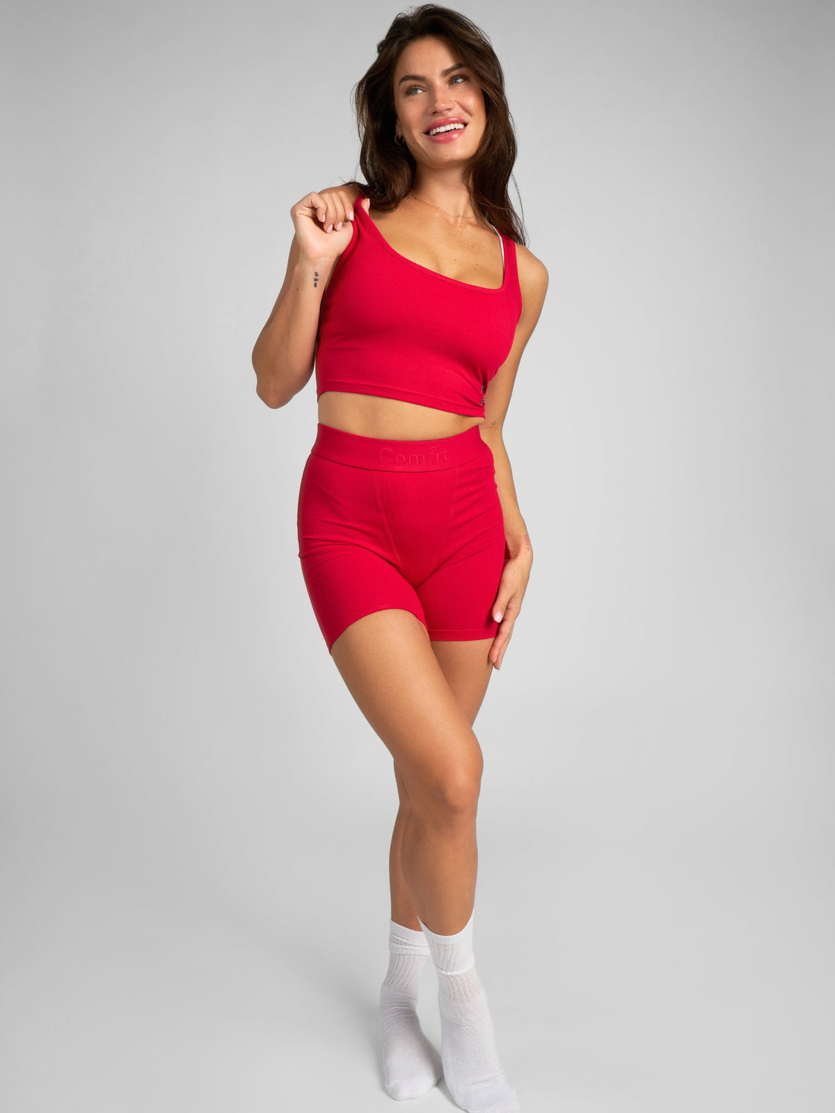 Rib Contour Crop Tank - Pre Order