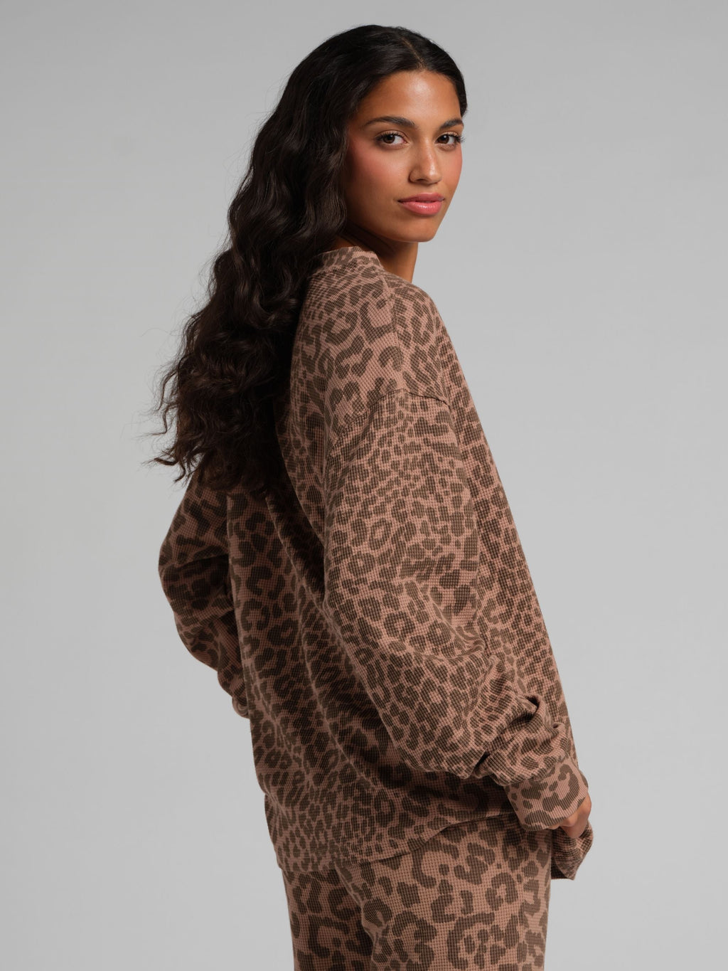 Waffle Lounge Henley Long Sleeve