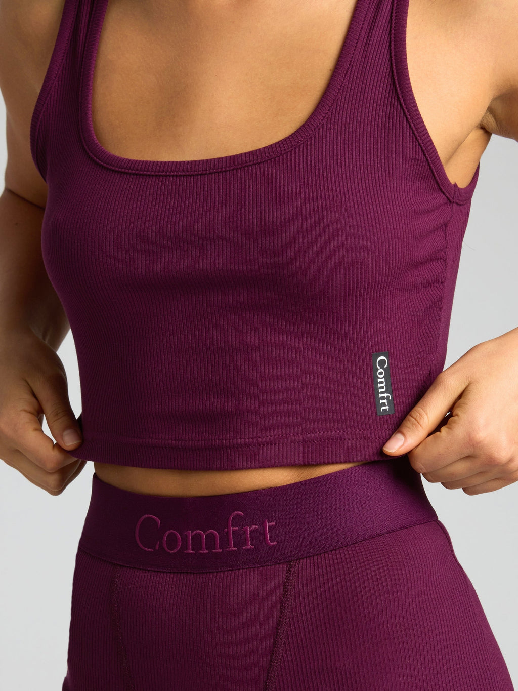 Rib Contour Crop Tank - Pre Order