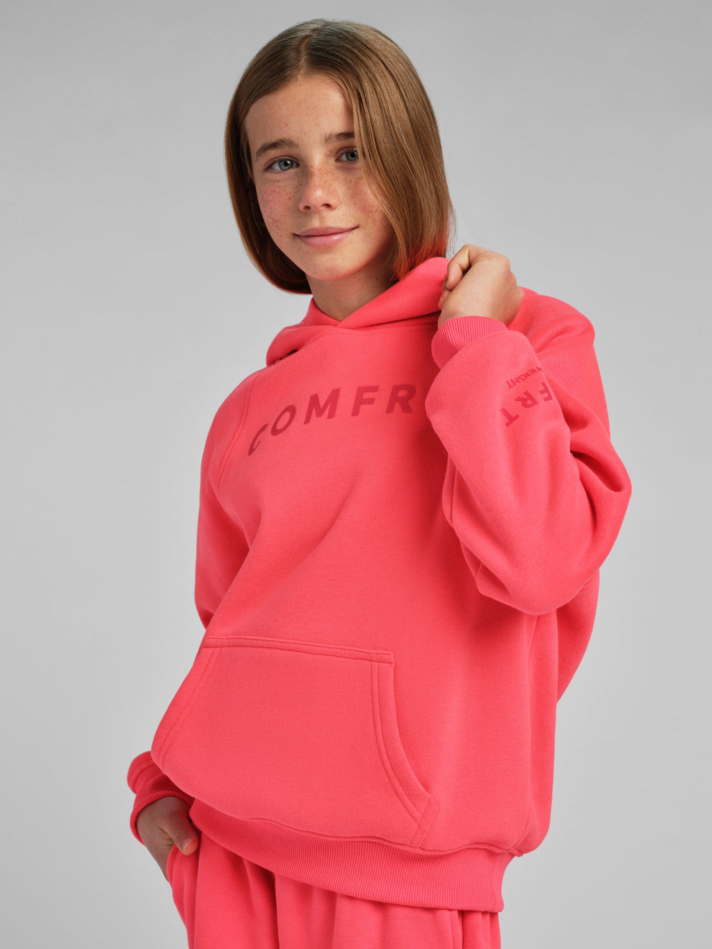 Neon Tranquil Kids Hoodie