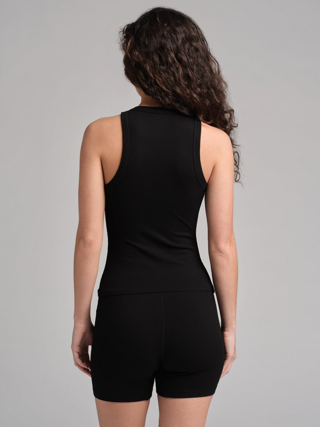 Rib Contour High Neck Tank - Pre Order