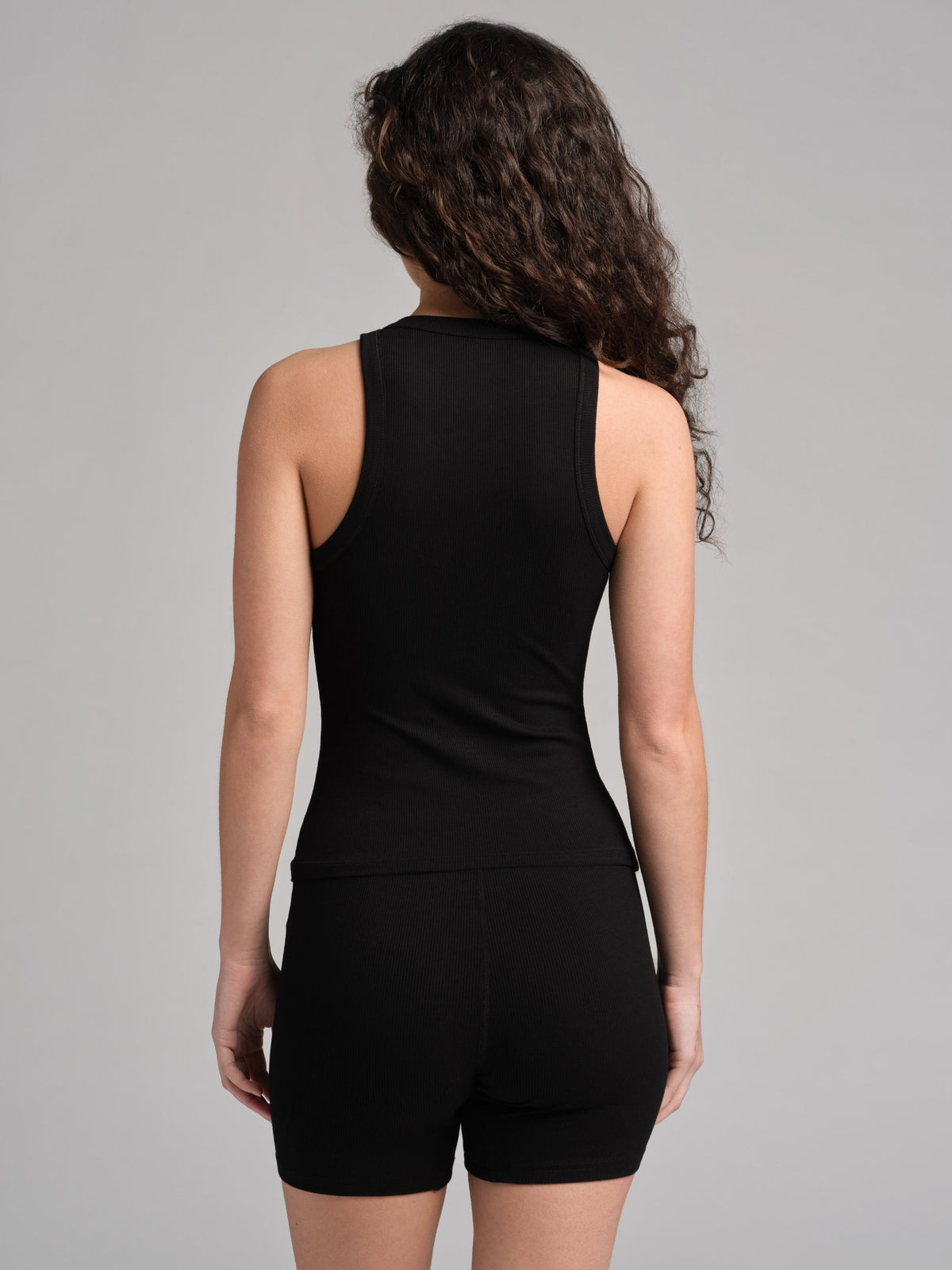 Rib Contour High Neck Tank - Pre Order