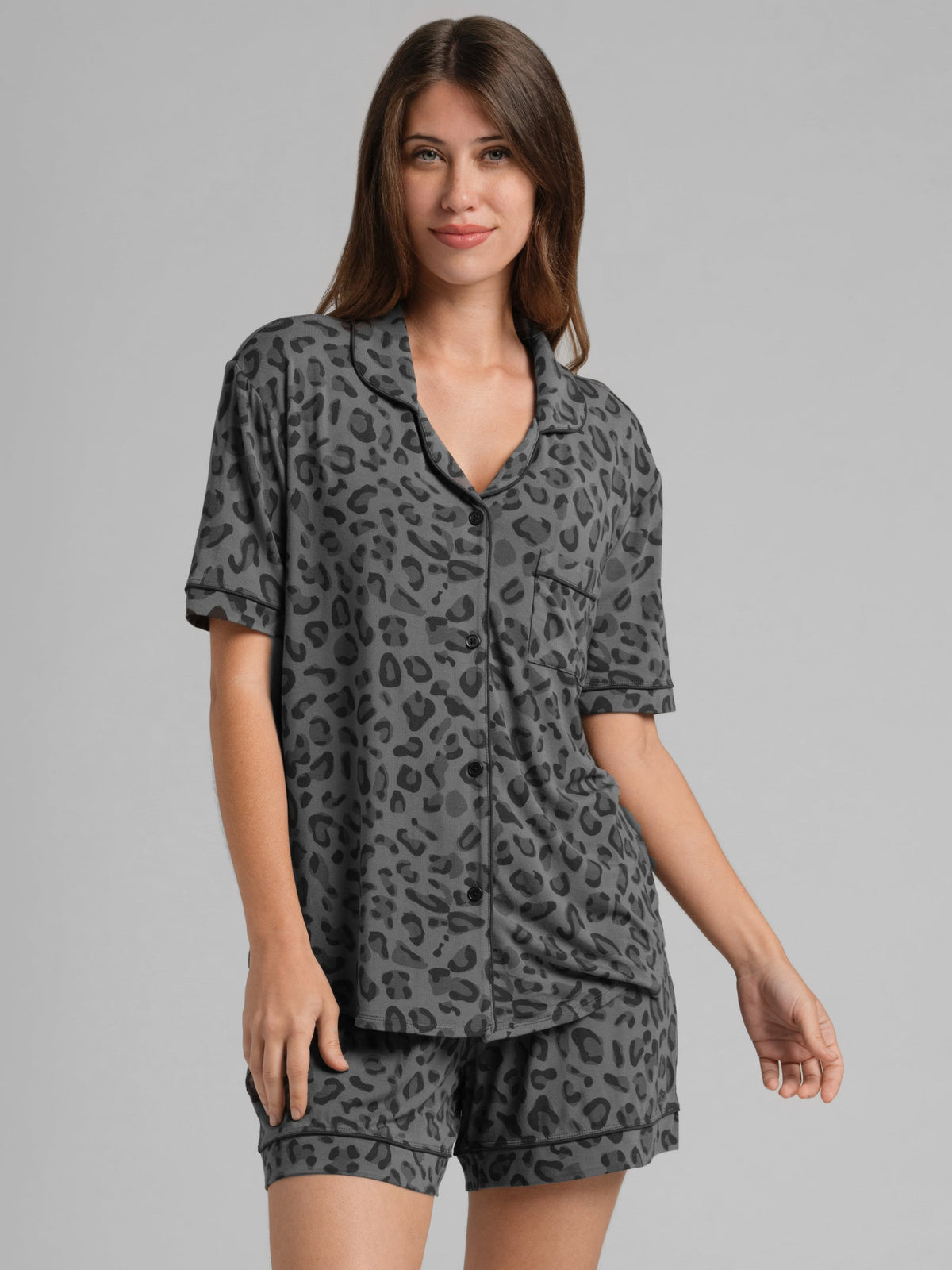 Luna Lounge Short Sleeve Short PJ Set - Pre Order