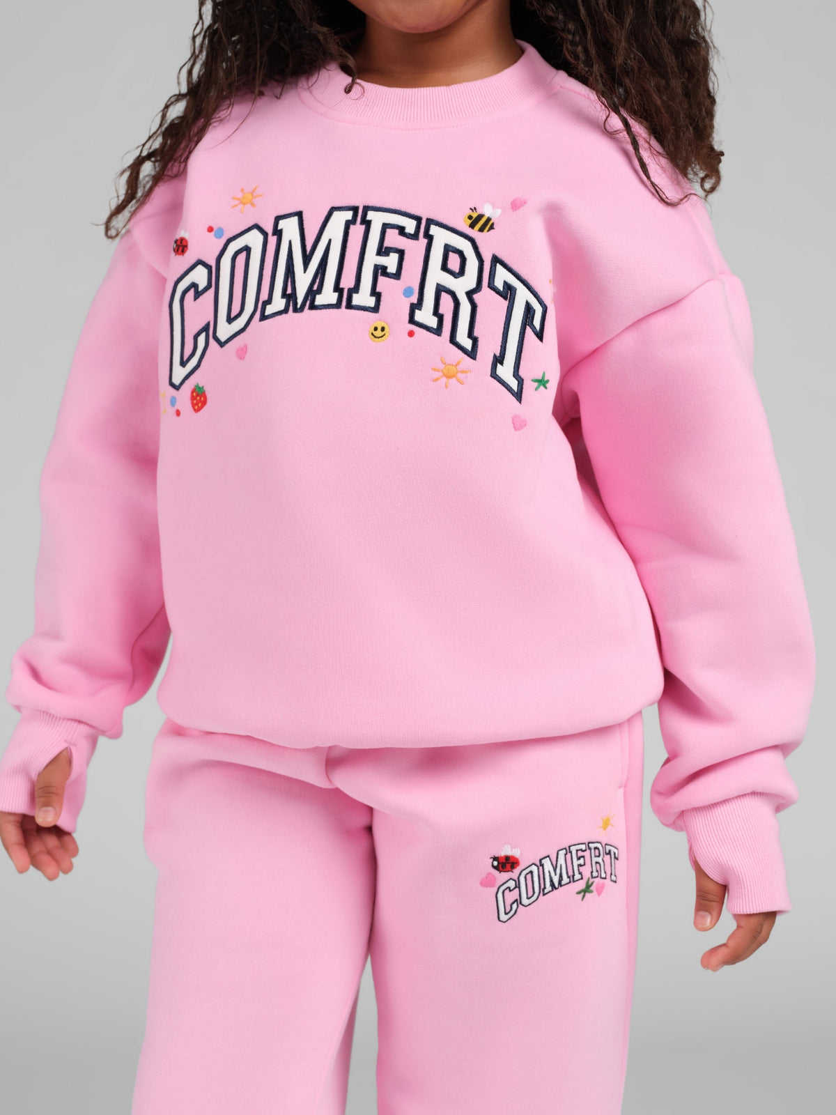 Varsity Kids Applique Crew