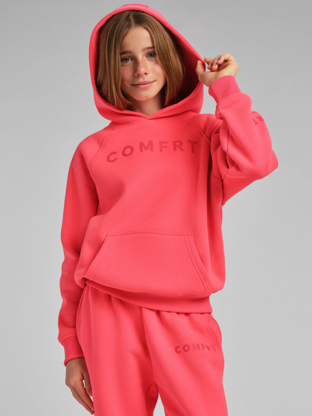 Neon Tranquil Kids Hoodie