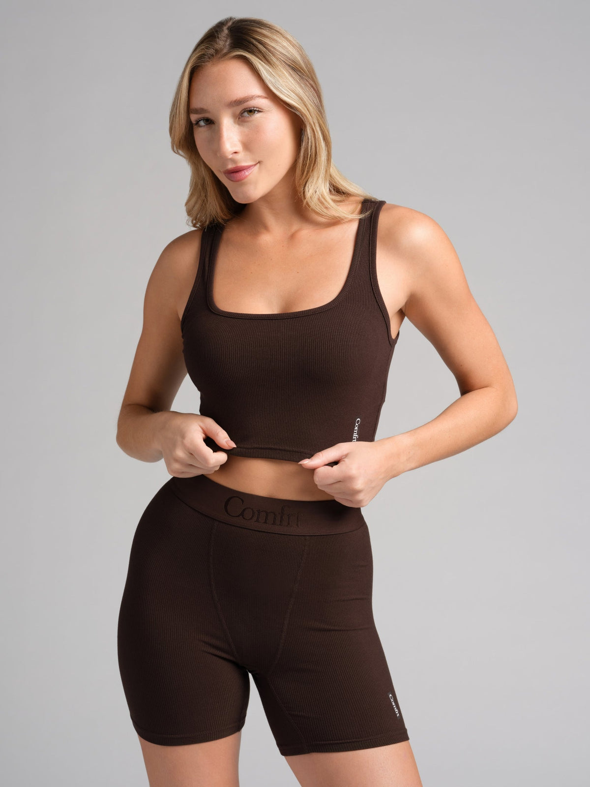 Rib Contour Crop Tank - Pre Order