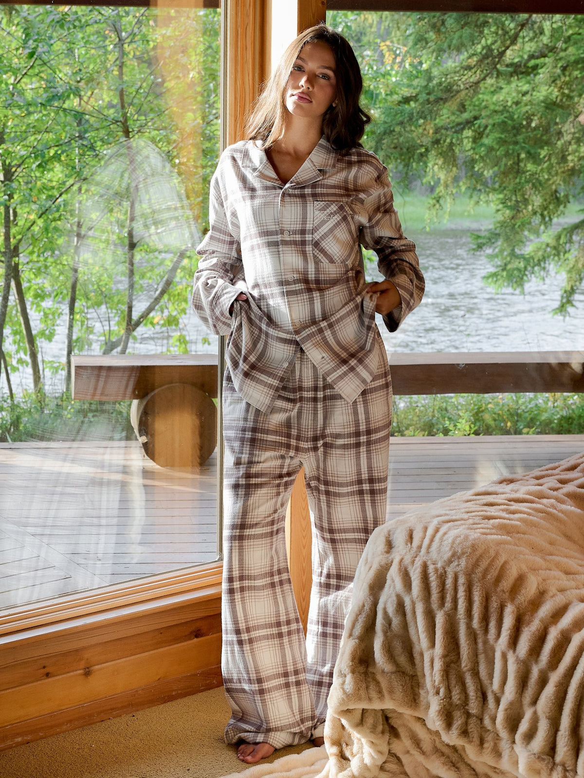 Flannel Pajama Shirt
