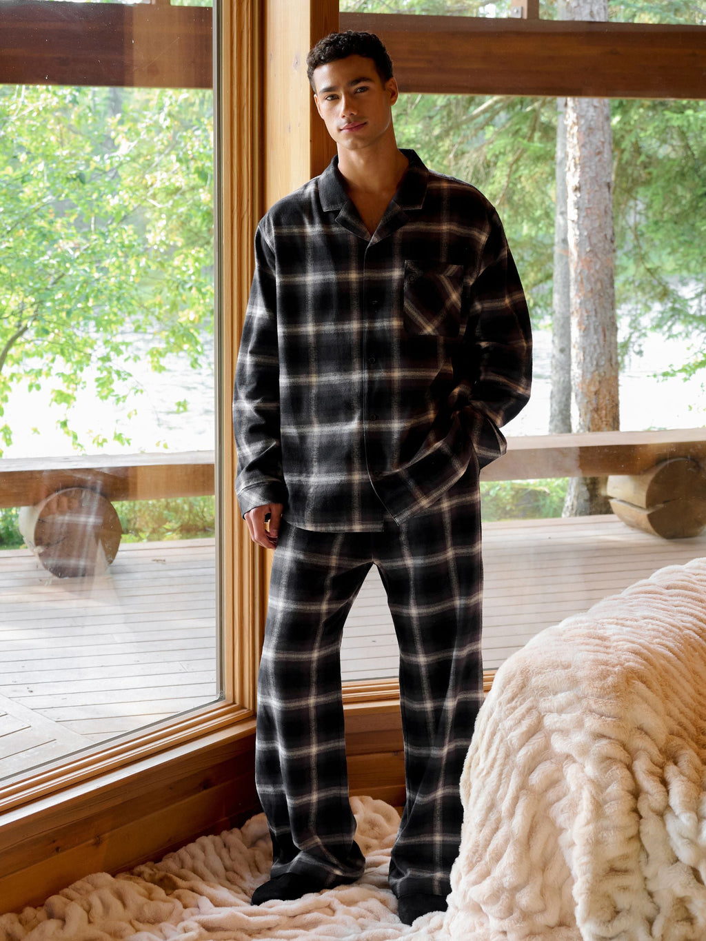 Flannel Pajama Shirt