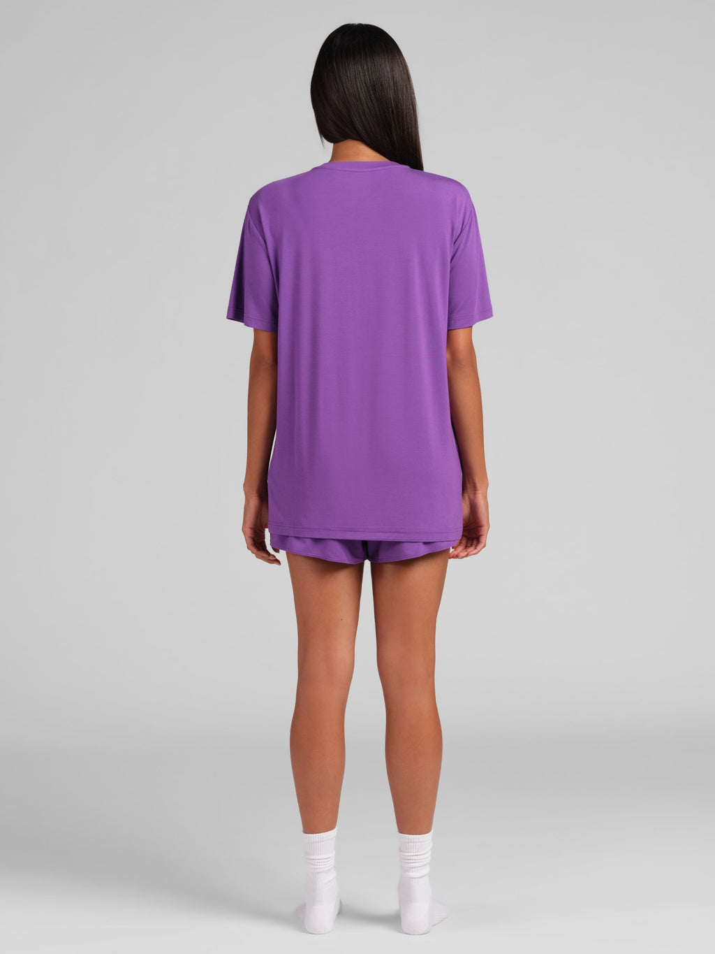 Cloud Lounge Curved Hem Shorts