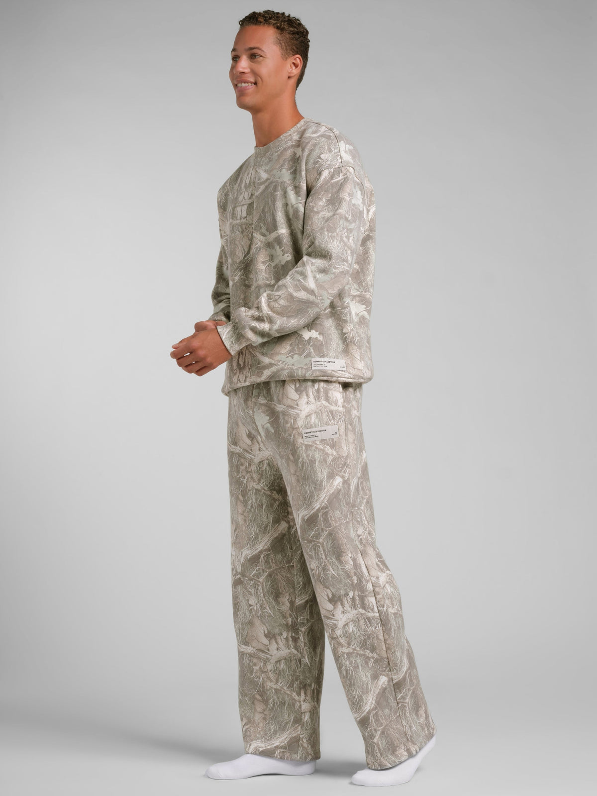 Camo Straight Leg Sweatpants