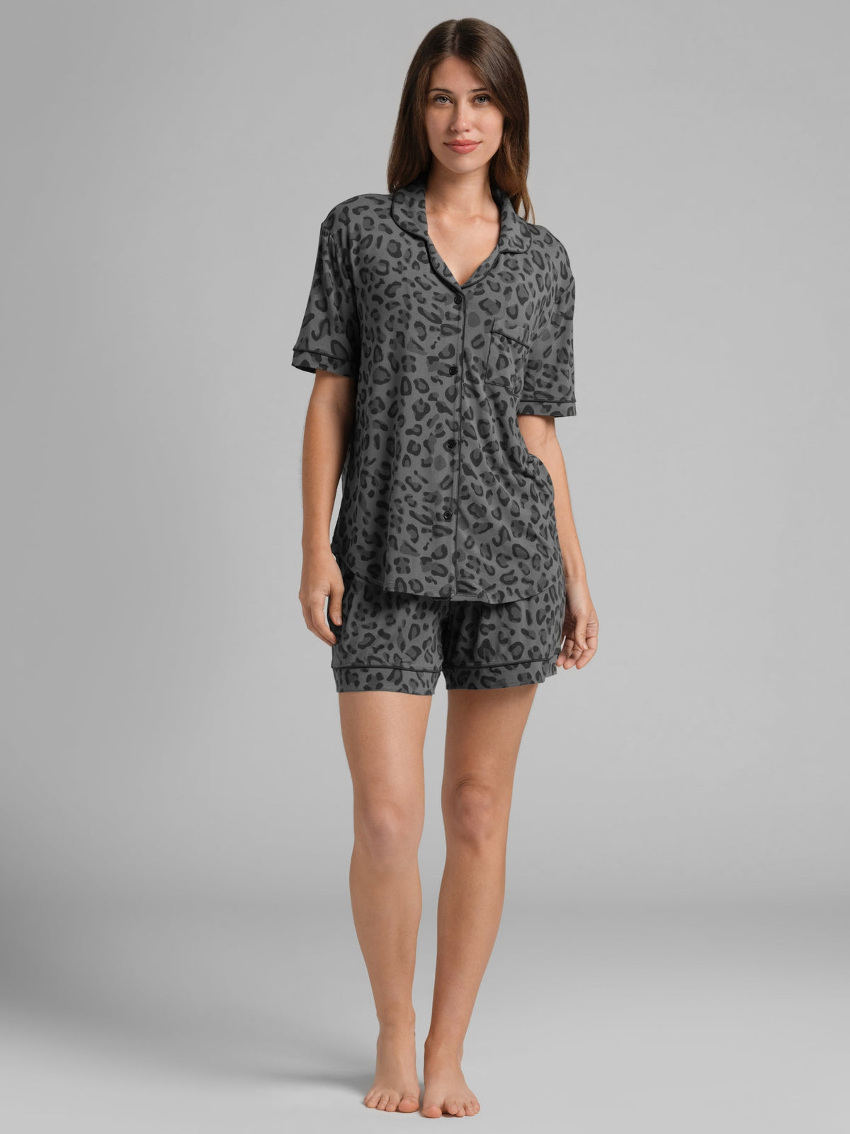 Luna Lounge Short Sleeve Short PJ Set - Pre Order