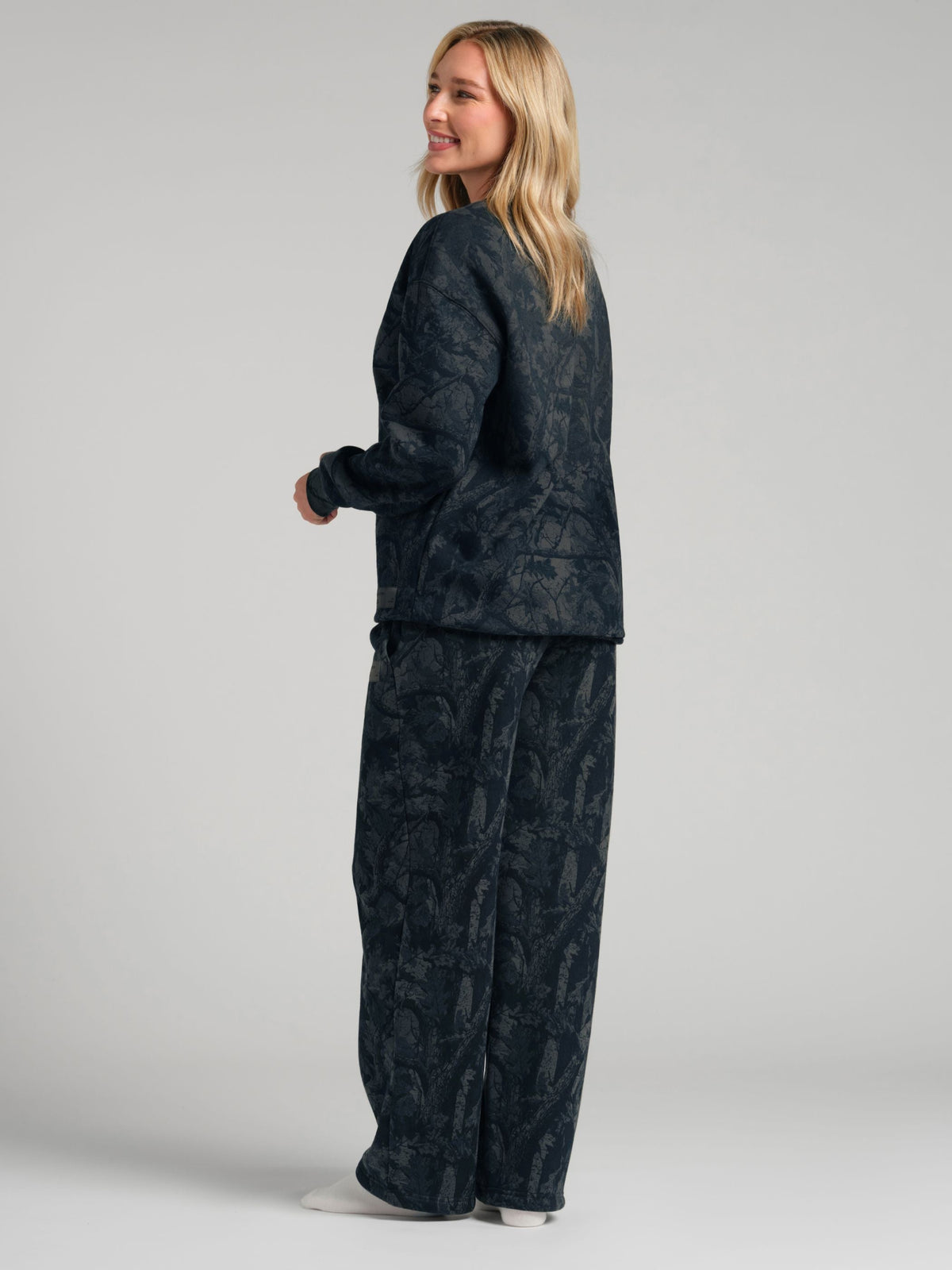 Camo Straight Leg Sweatpants