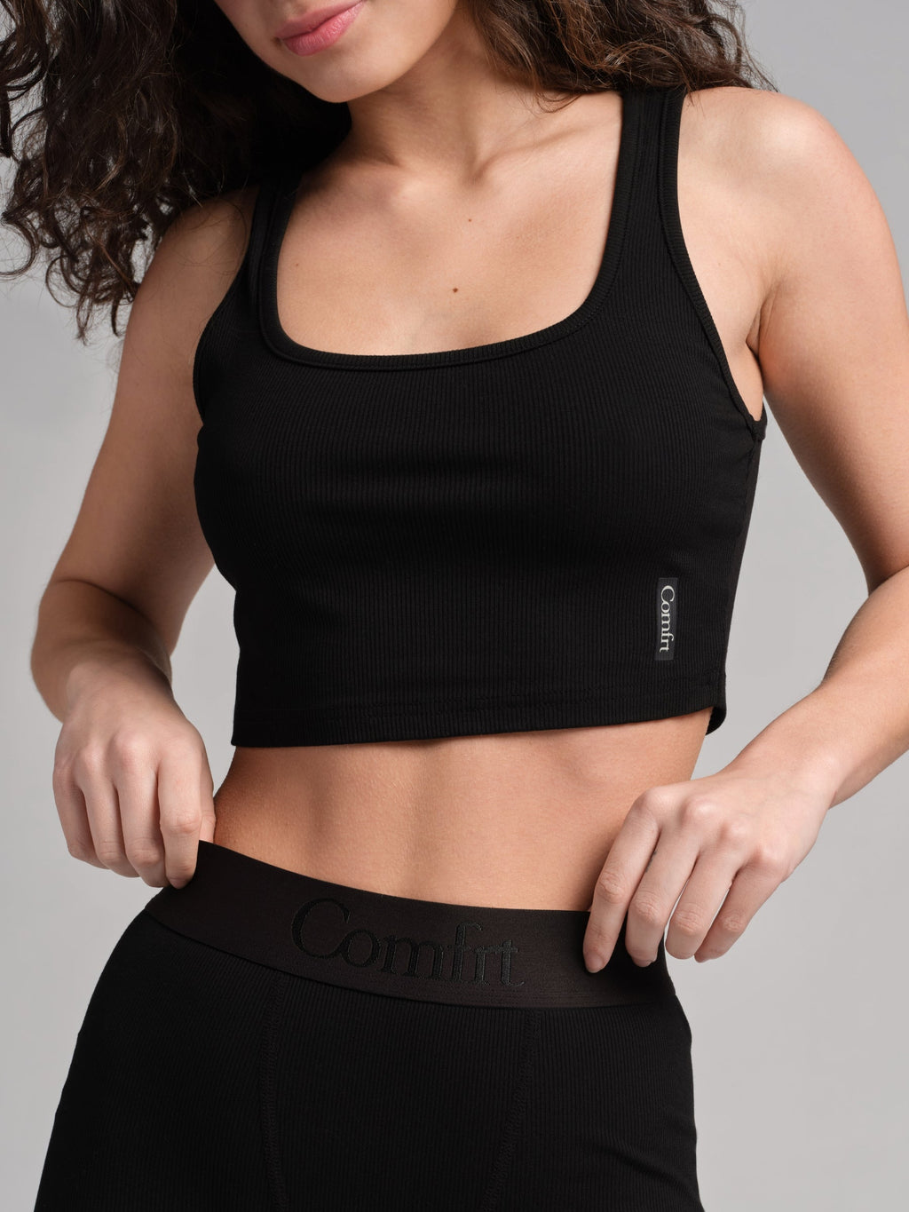 Rib Contour Crop Tank - Pre Order