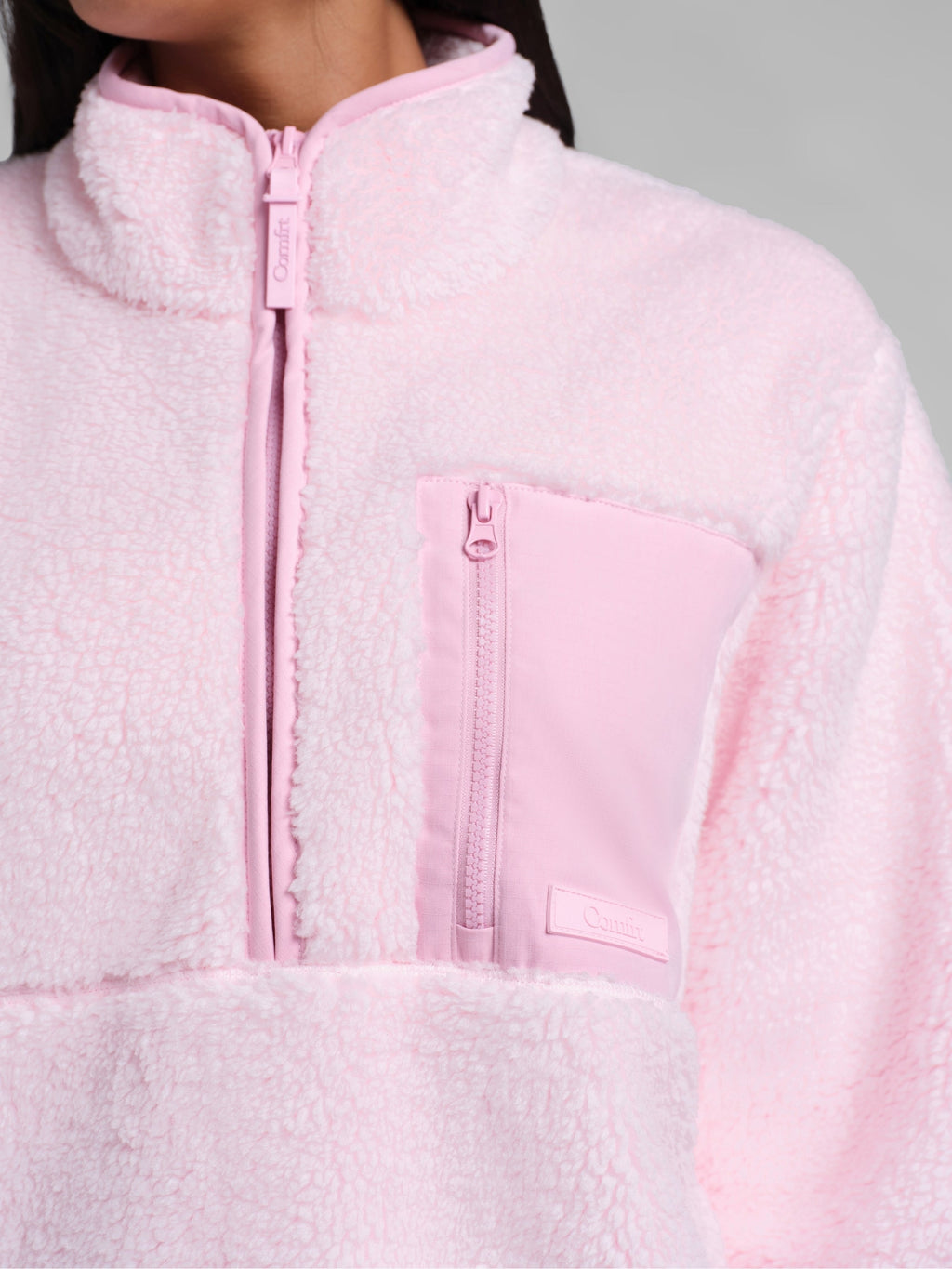 Teddy Half Zip Jacket