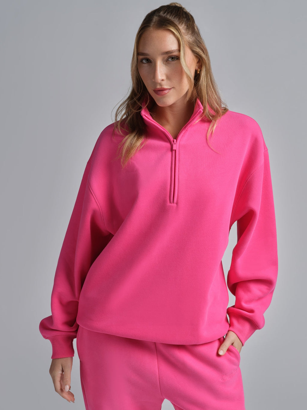 Basic Quarter Zip Mock Neck - Pre Order