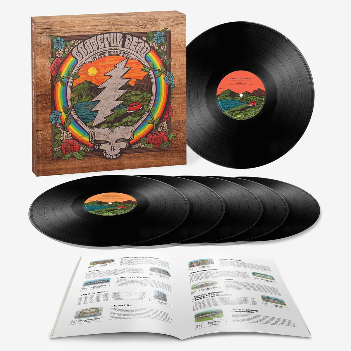 6LP - Grateful Dead - The Music Never Stopped