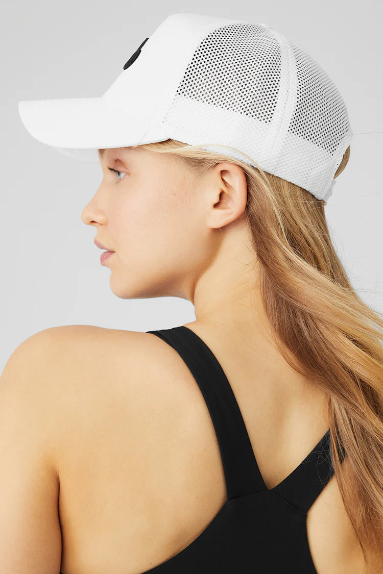 Gorra de camionero District - Blanca/Negra