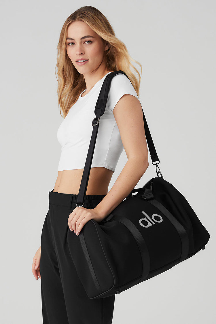 Bolsa de viaje Traverse - Negro/Plateado