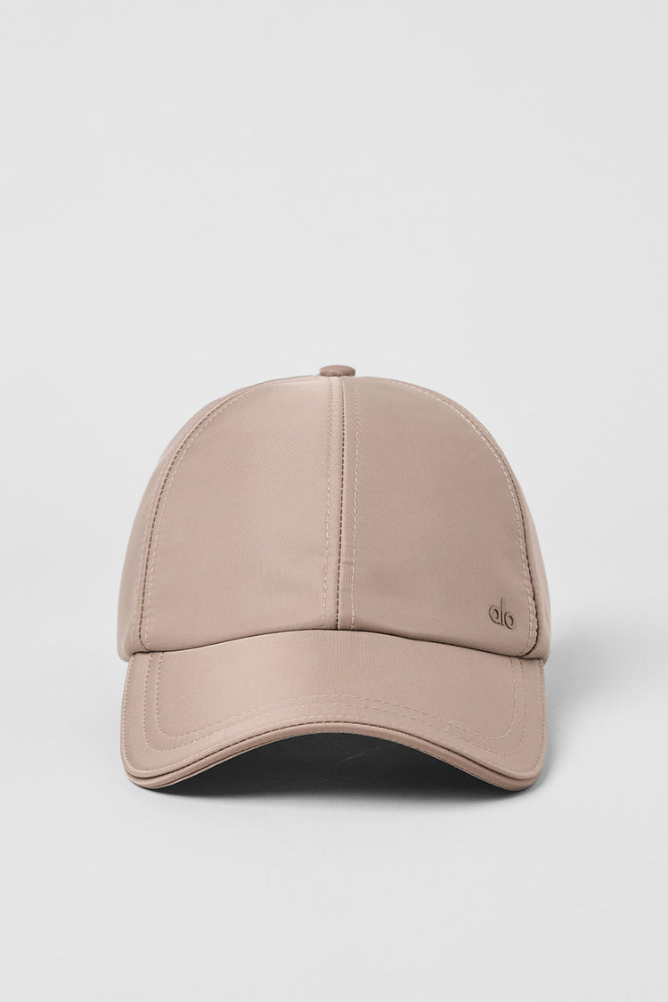 Gorra de satén para uso fuera de servicio - Satén gris topo