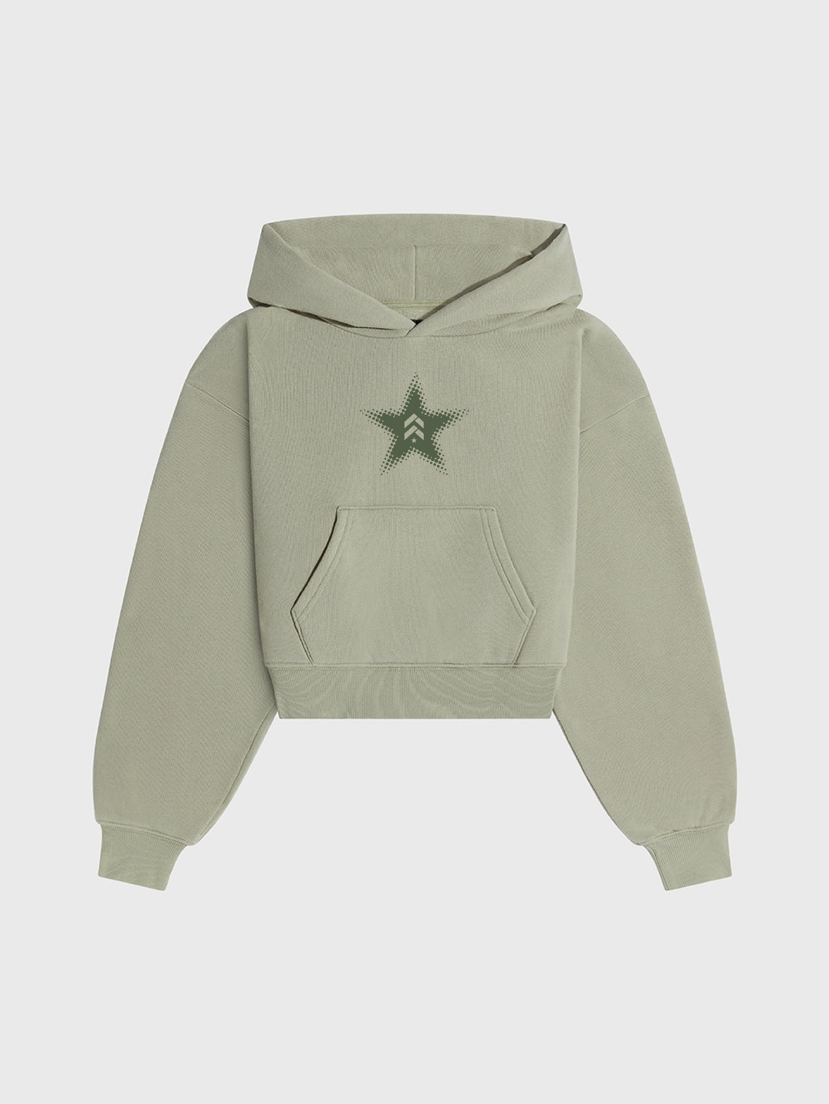 BARRY'S PISTACHIO CROPPED HOODIE