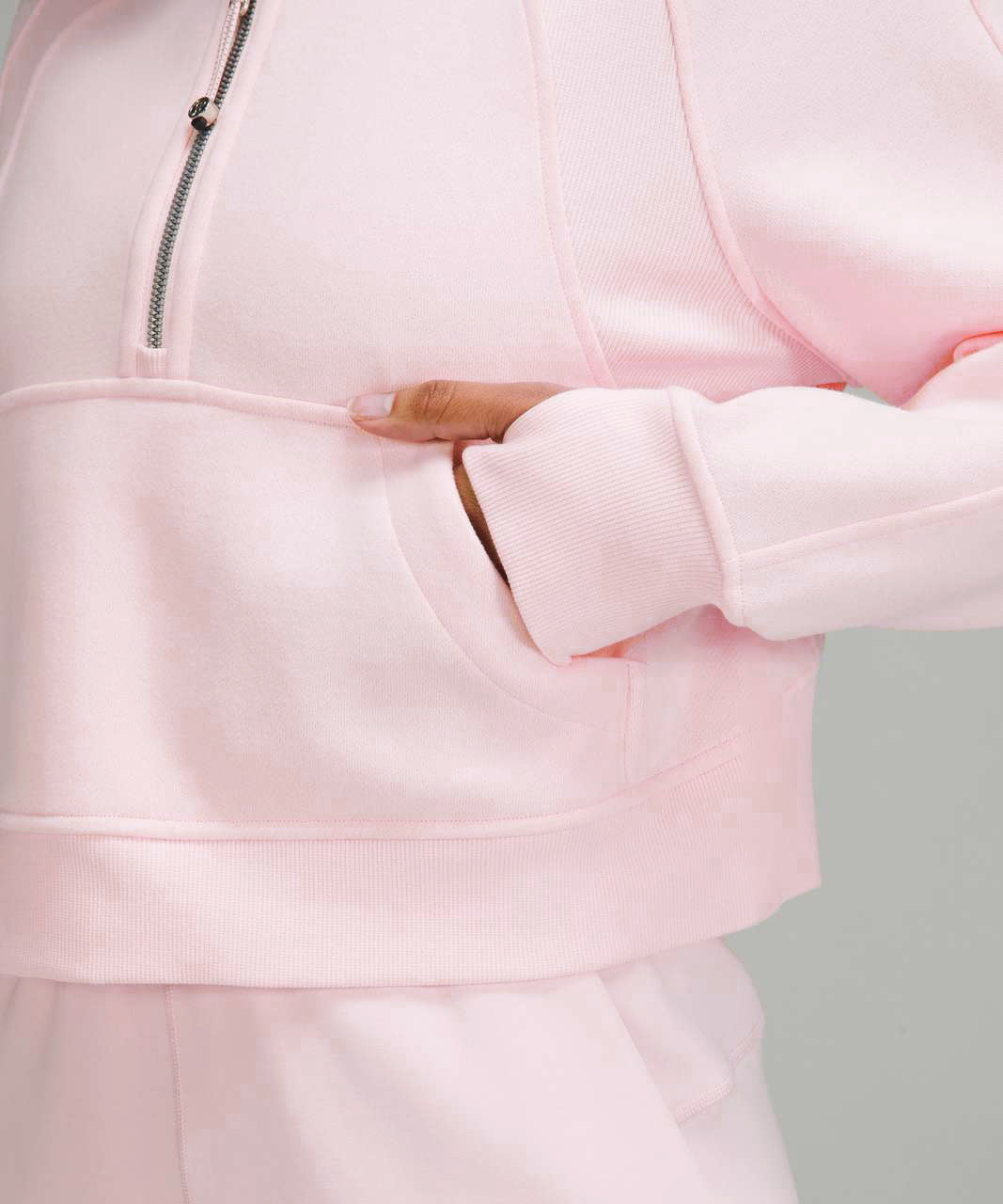 Sigma Delta Tau lululemon Scuba Oversized Half-Zip Hoodie - Blissful Pink