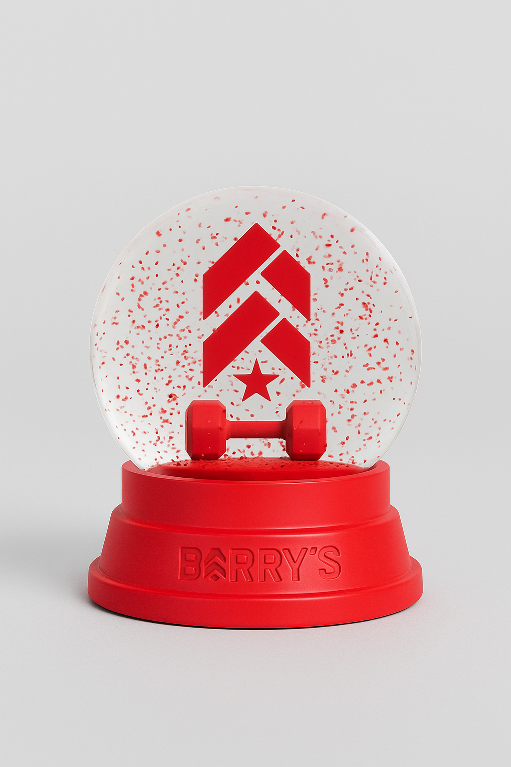 BARRY'S HOLIDAY SNOW GLOBE
