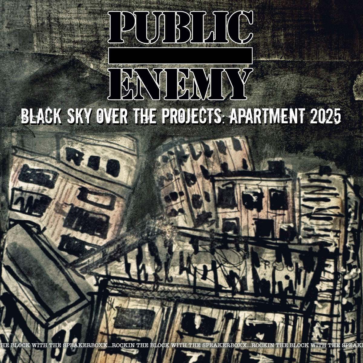 LP - Public Enemy - Black Sky Over The Projects: Apartment 2025