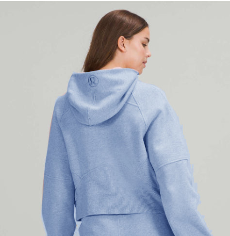 LIMITED EDITION Sigma Delta Tau lululemon Scuba Half-Zip Hoodie - Heather Prep Blue
