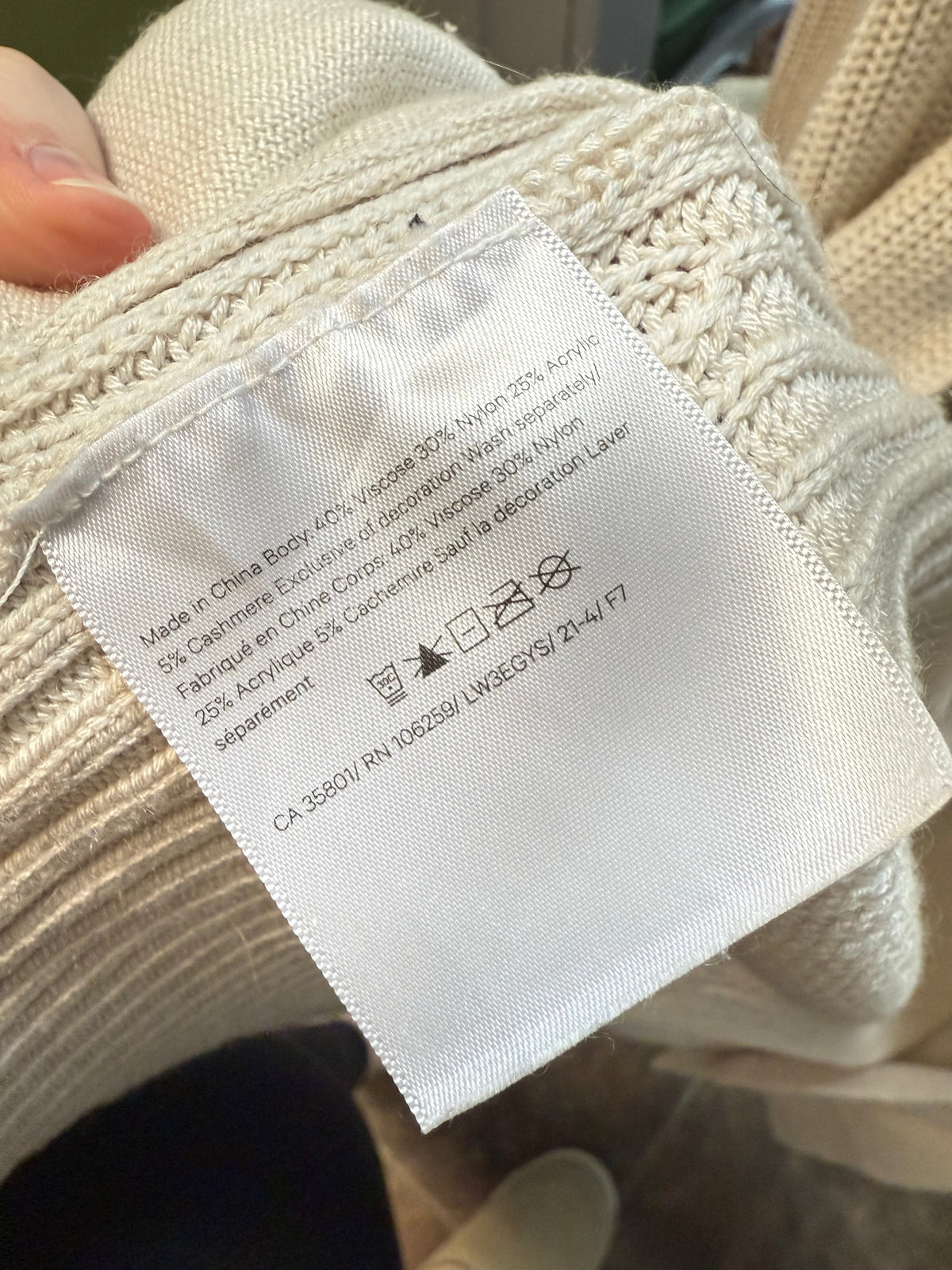Lululemon Cashlu Sweater Wrap (M/L)